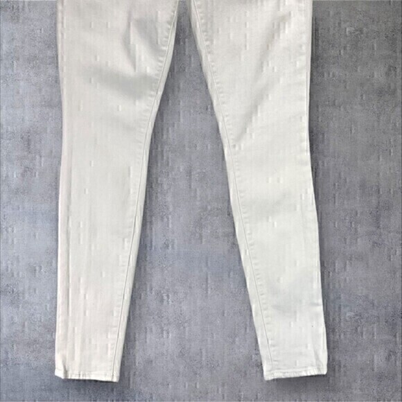 7 For All Mankind Maternity Jeans Womens 26 Skinny Ankle White stretch Pants - Picture 3 of 13